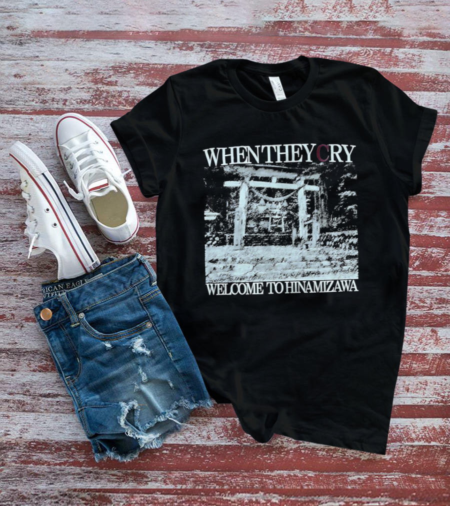 When They Cry Welcome To Hinamizawa Torii Gate Symbolism T-Shirt