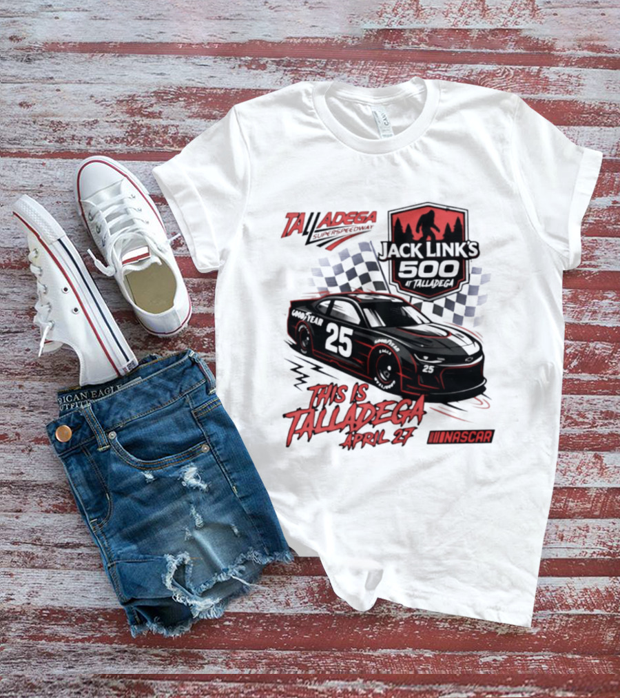 Jack Link's 500 Ghost Car Talladega April 27 NASCAR Racing T-Shirt