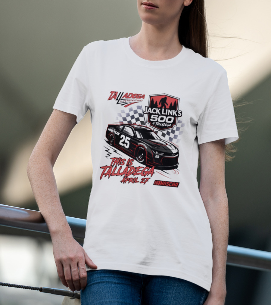 Jack Link's 500 Ghost Car Talladega April 27 NASCAR Racing T-Shirt