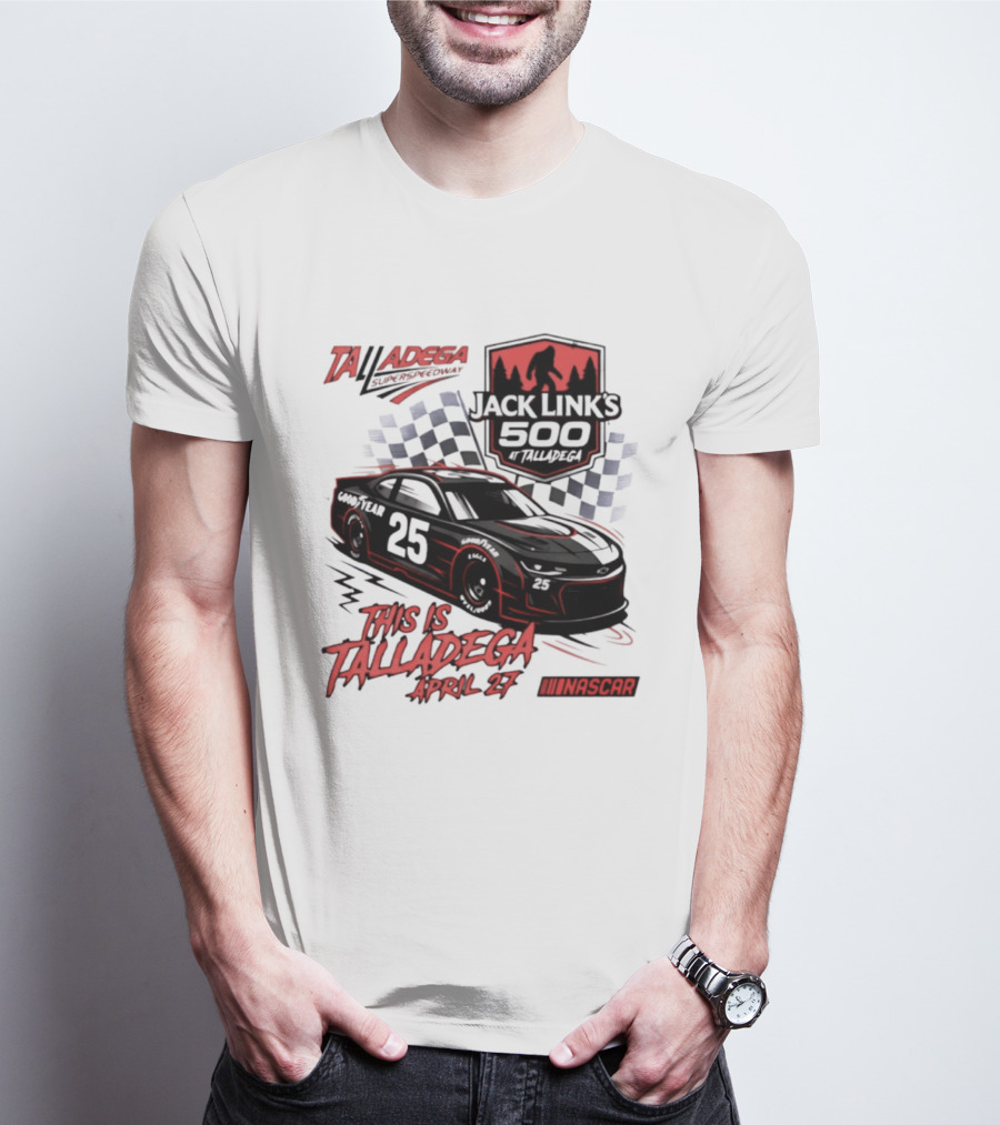 Jack Link's 500 Ghost Car Talladega April 27 NASCAR Racing T-Shirt