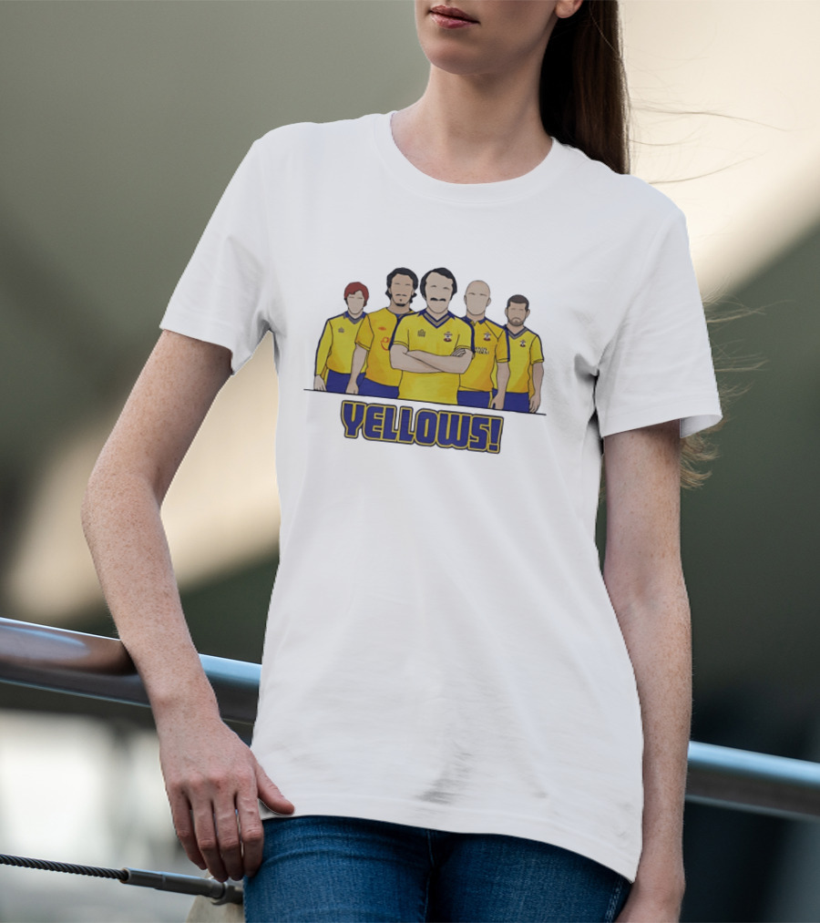 Yellows Southampton Football Club Retro Team T-Shirt