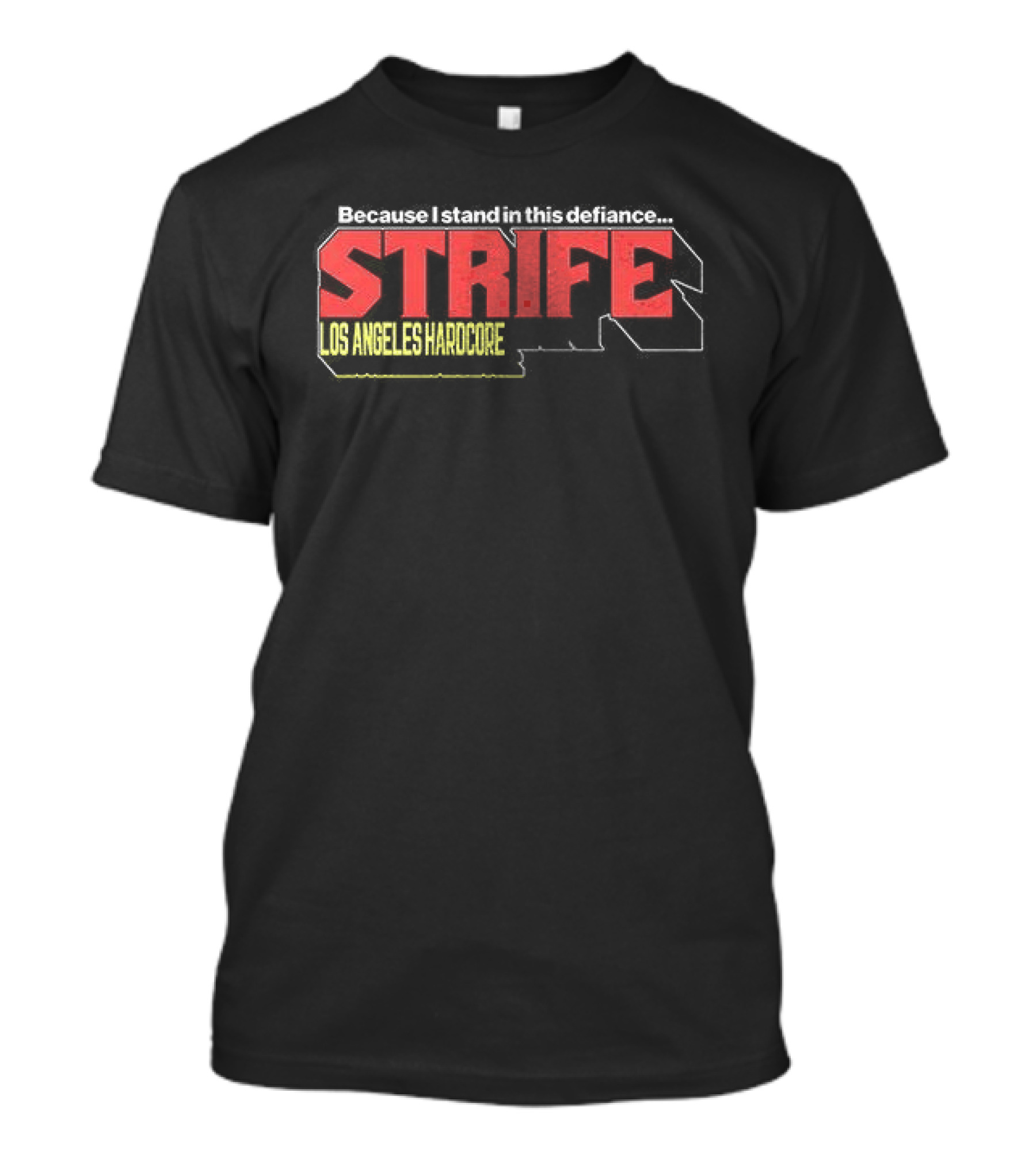 Defiance Strife Hardcore Los Angeles T-Shirt