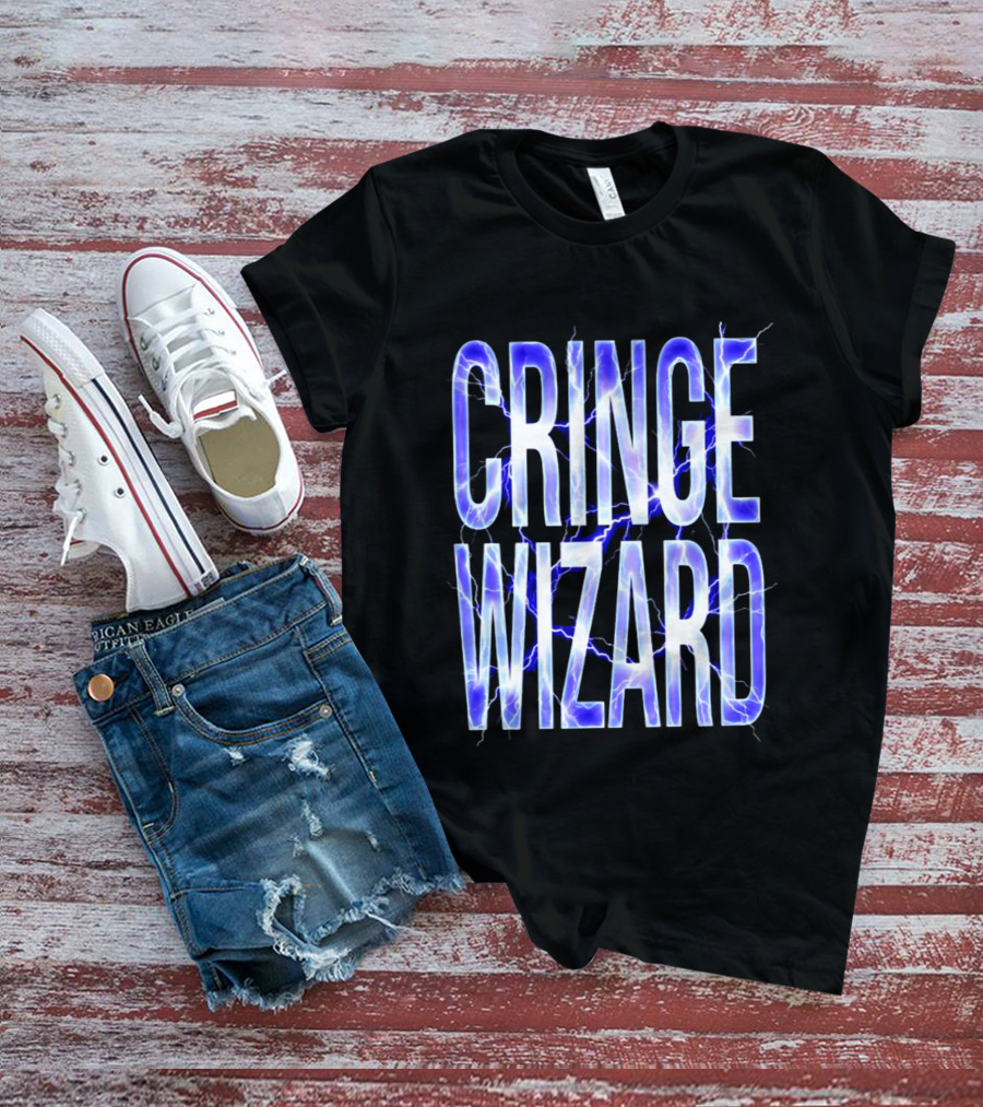 Cringe Wizard Electrified Lightning T-Shirt