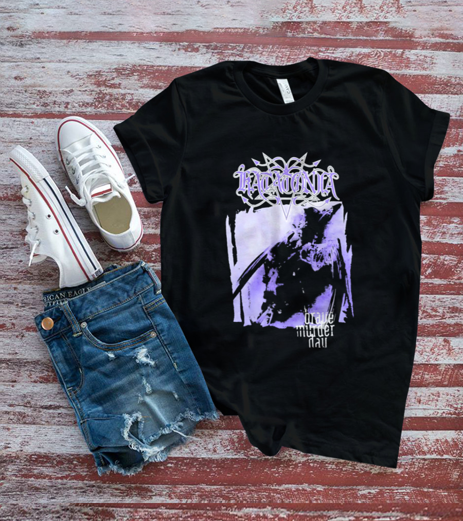 Katatonia Brave Murder Day Album Cover Art Purple Abstract T-Shirt