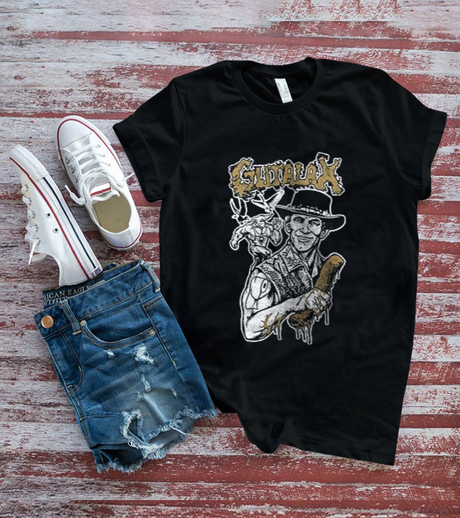 Gutalax Smear Campaign Dates Schedule Crocodile Dundee T-Shirt