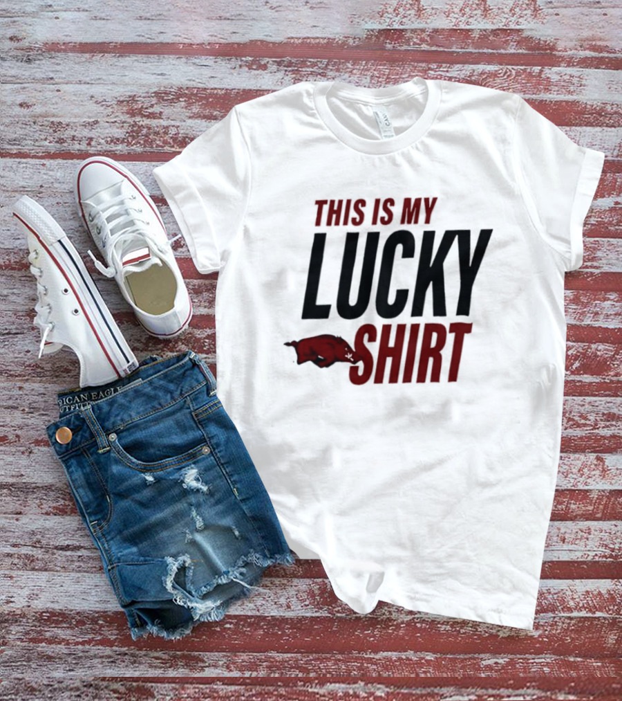 Arkansas Razorbacks This Is My Lucky Hog T-Shirt