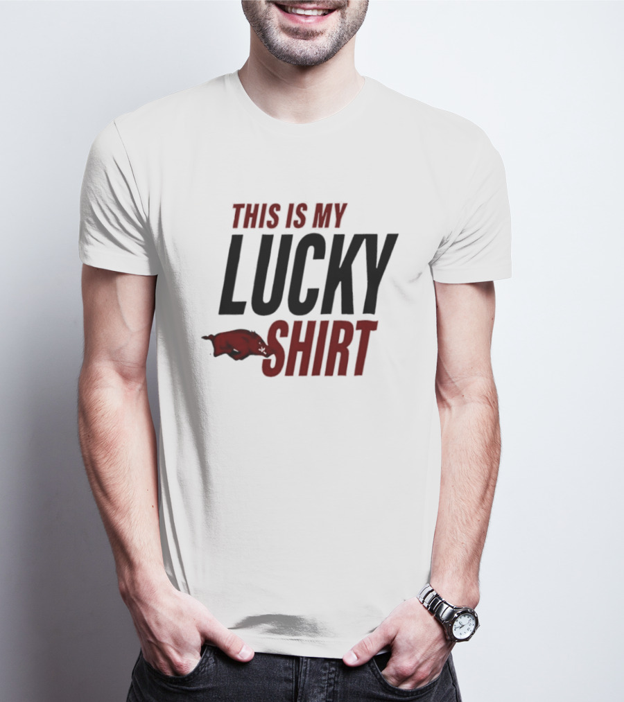 Arkansas Razorbacks This Is My Lucky Hog T-Shirt