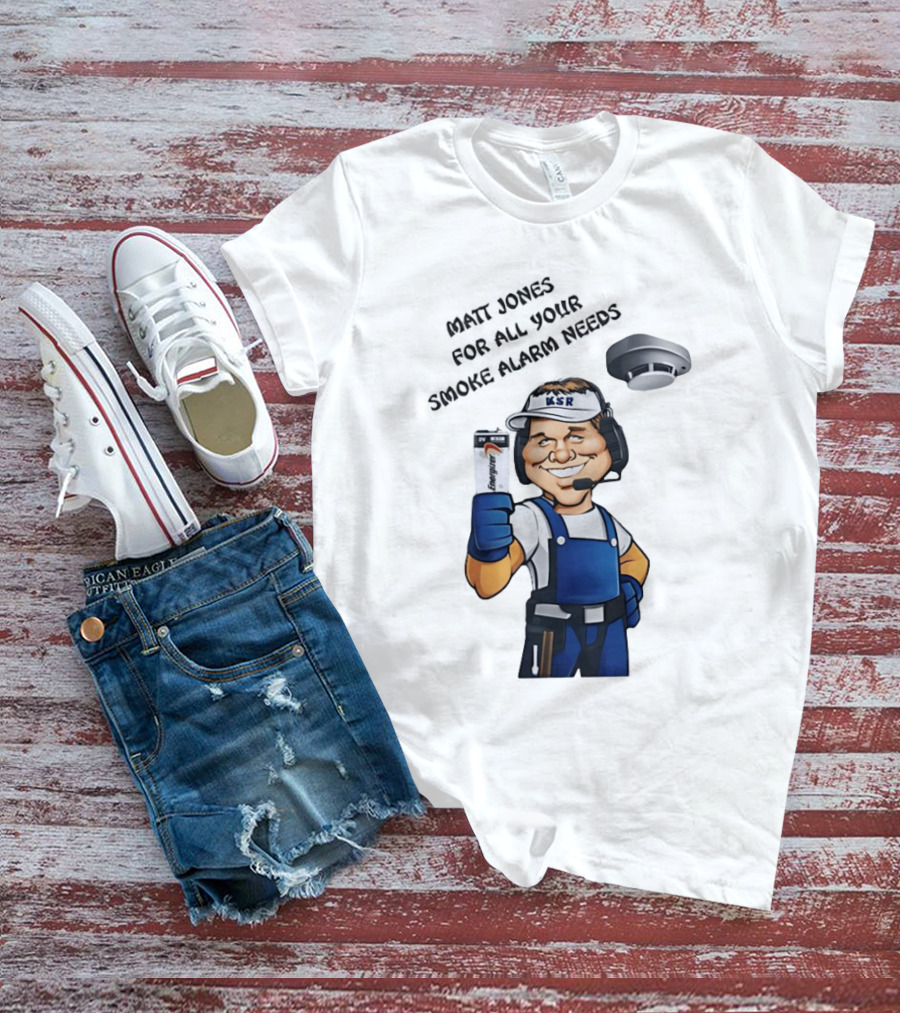 Matt Jones Smoke Alarm Expert KSR Kentucky Sports Radio T-Shirt