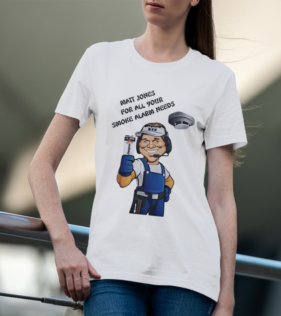 Matt Jones Smoke Alarm Expert KSR Kentucky Sports Radio T-Shirt