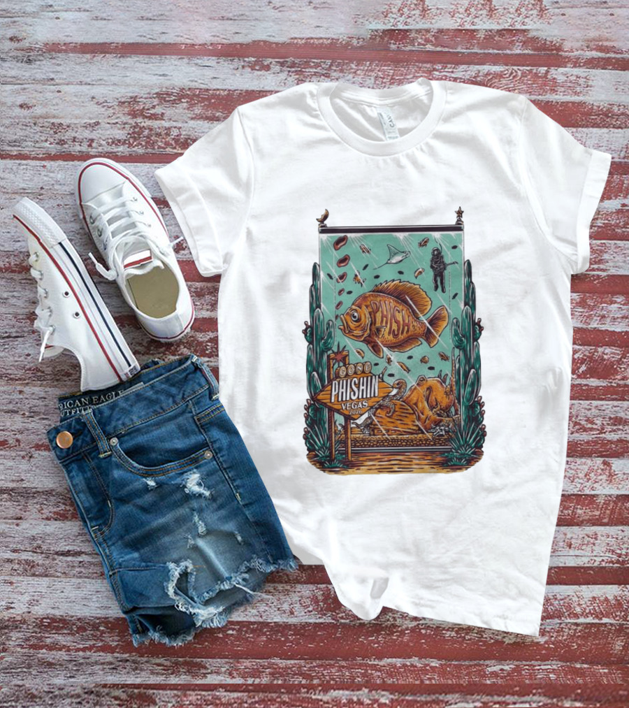 Gone Phishin Vegas 2026 Phish Desert Adventure T-Shirt
