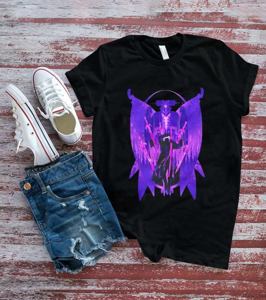 Devil May Cry Vergil Dark Aesthetic Purple Sword T-Shirt