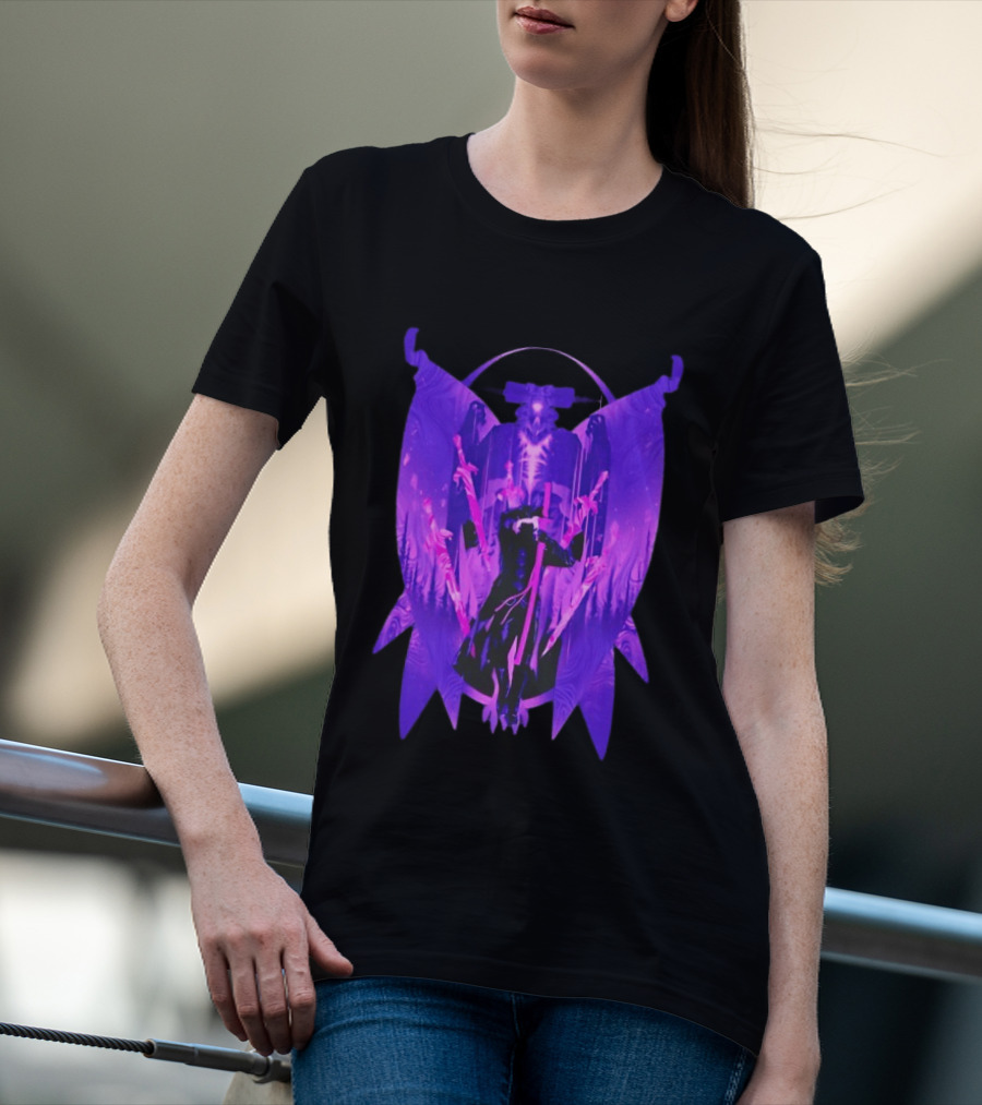 Devil May Cry Vergil Dark Aesthetic Purple Sword T-Shirt