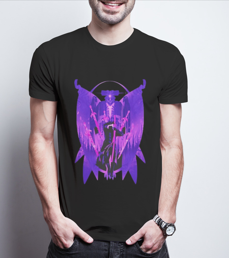 Devil May Cry Vergil Dark Aesthetic Purple Sword T-Shirt