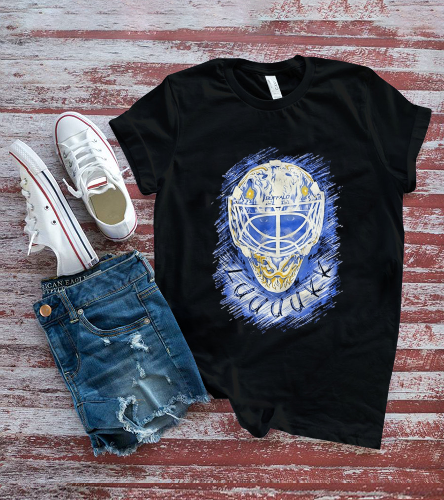 Ukko Pekka Luukkonen Buffalo Sabres Helmet Luuuukk Hockey T-Shirt