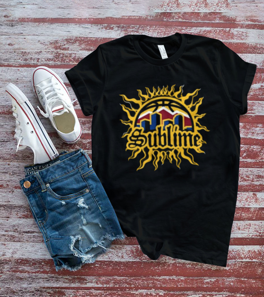 Denver Nuggets Sublime Sunburst Collaboration T-Shirt
