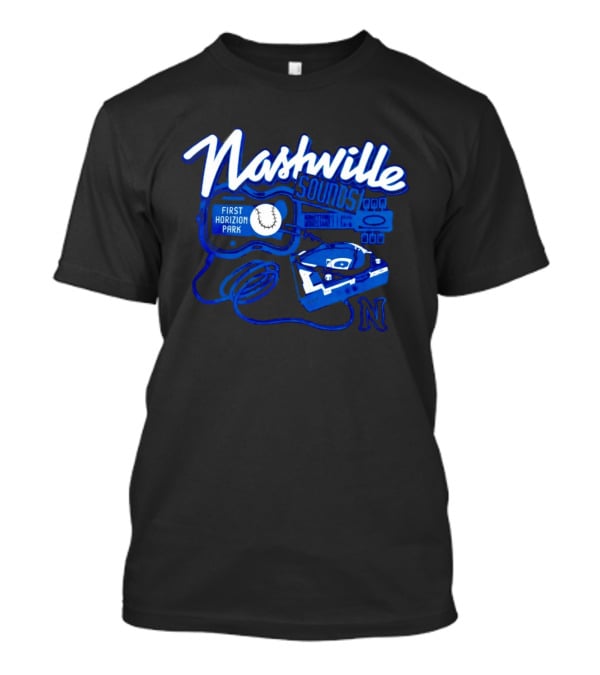 Nashville Sounds First Horizon Park Guitar Music T-Shirt
