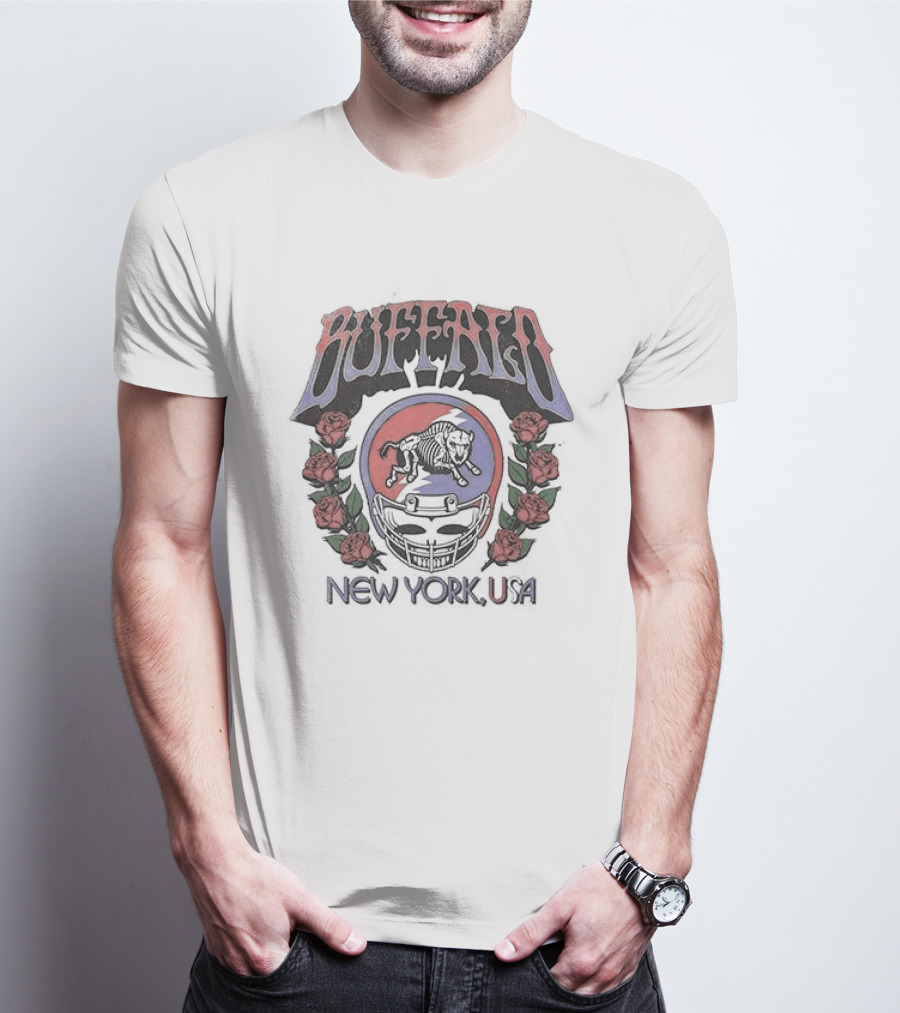 Buffalo Bills Grateful Dead Back From The Dead Tour New York USA T-Shirt