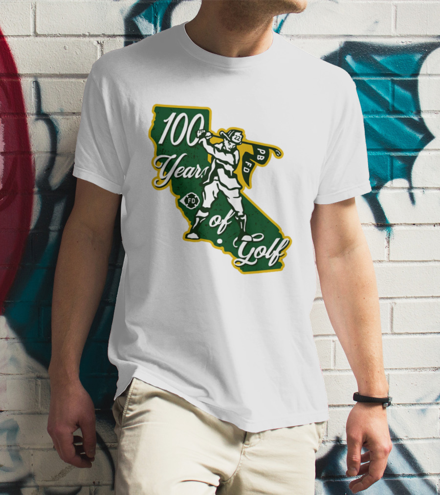 100 Years Of Golf PB FD California Golfer T-Shirt