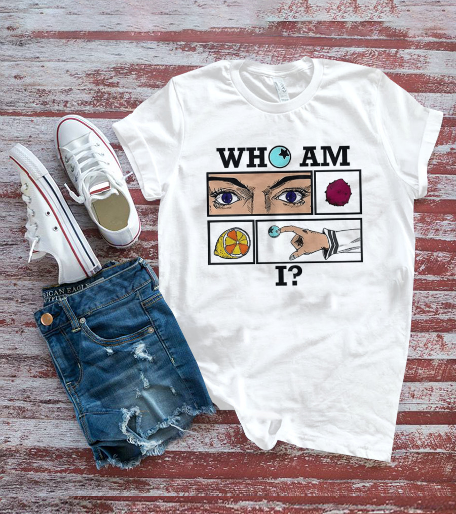 Who Am I JoJolion Eyes Citrus And Hand With Ball T-Shirt