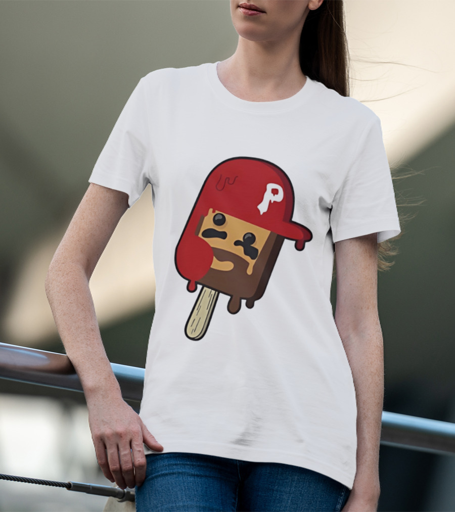 Bryce Harper Philadelphia Phillies Popsicle Red Cap Ice Cream T-Shirt