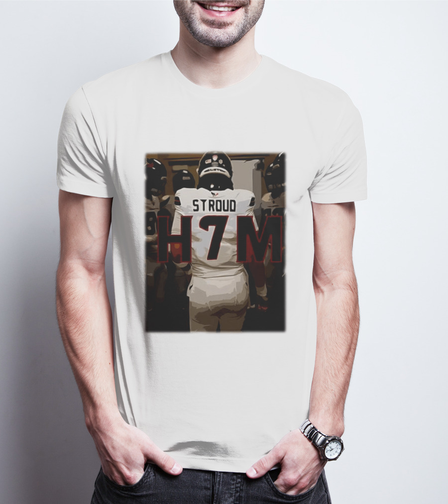 C.J. Stroud H7M Houston Texans Football Player T-Shirt
