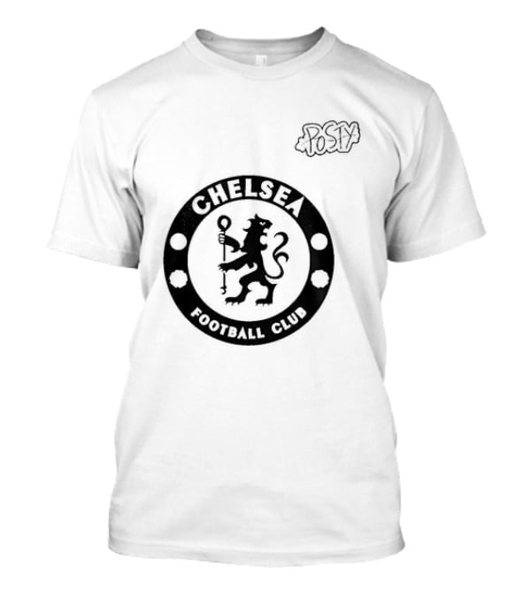 Chelsea Football Club Post Malone The Big Ass World Tour Collaboration T-Shirt