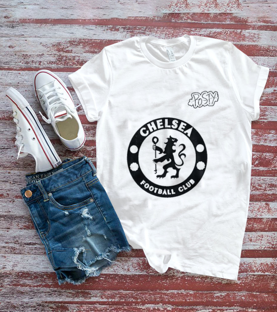 Chelsea Football Club Post Malone The Big Ass World Tour Collaboration T-Shirt