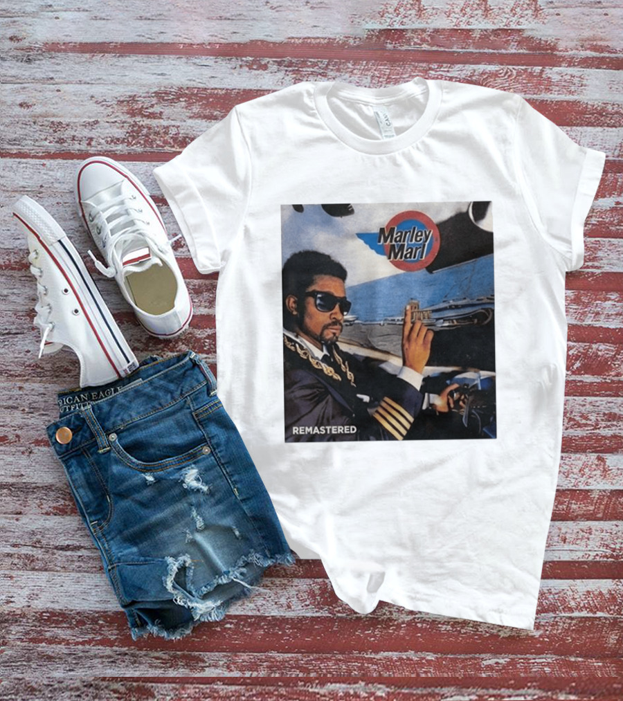 Marley Marl Remastered Cover With Sunglasses And Chains T-Shirt