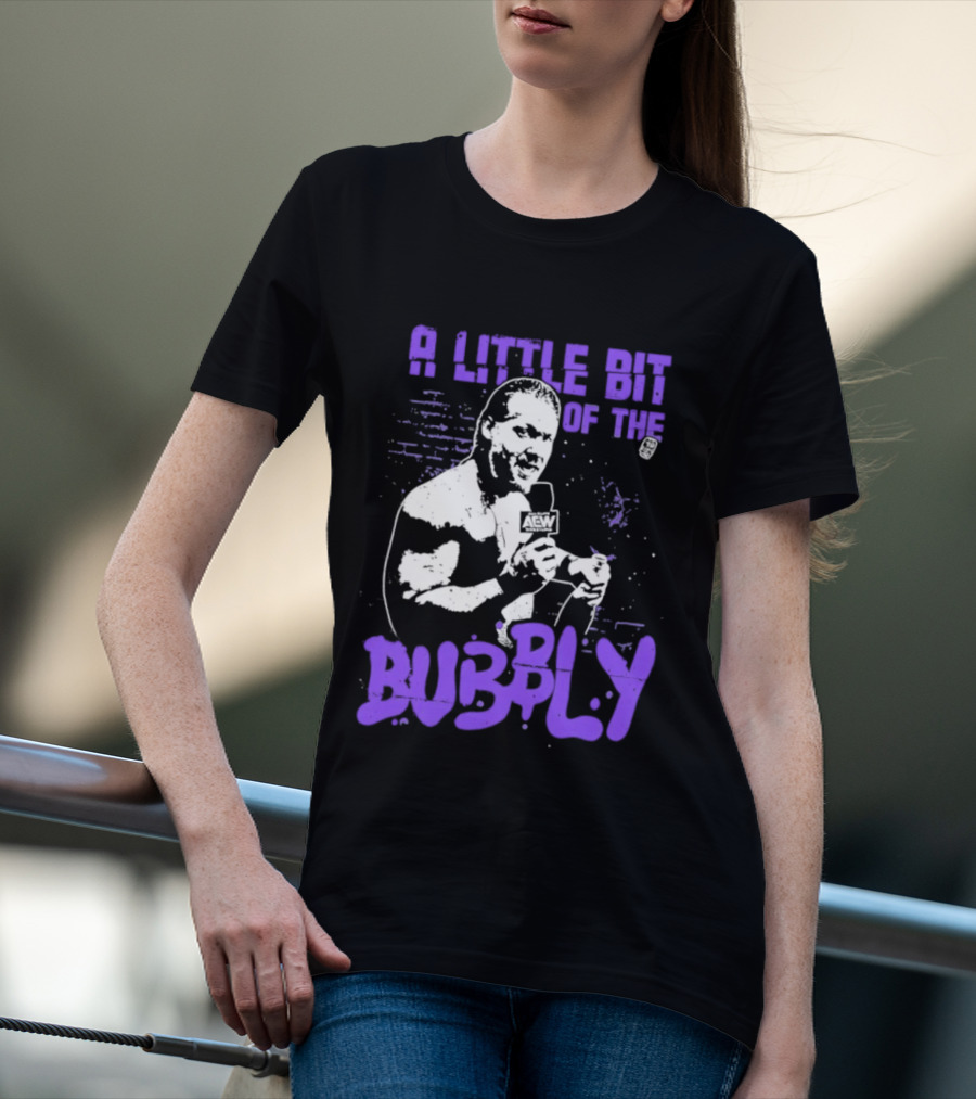 AEW Chris Jericho A Little Bit Of The Bubbly T-Shirt