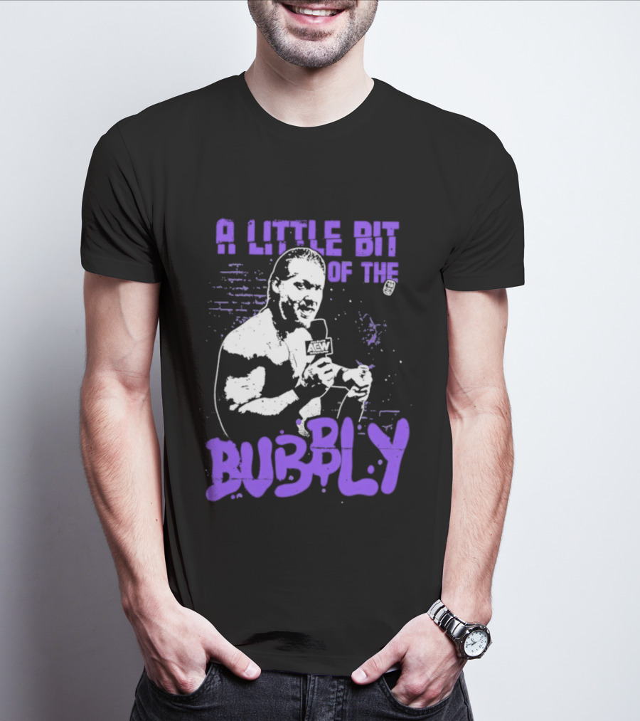 AEW Chris Jericho A Little Bit Of The Bubbly T-Shirt