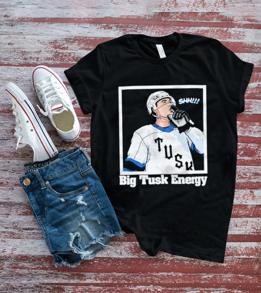 Big Tusk Energy Sip Hockey Tusk Player T-Shirt