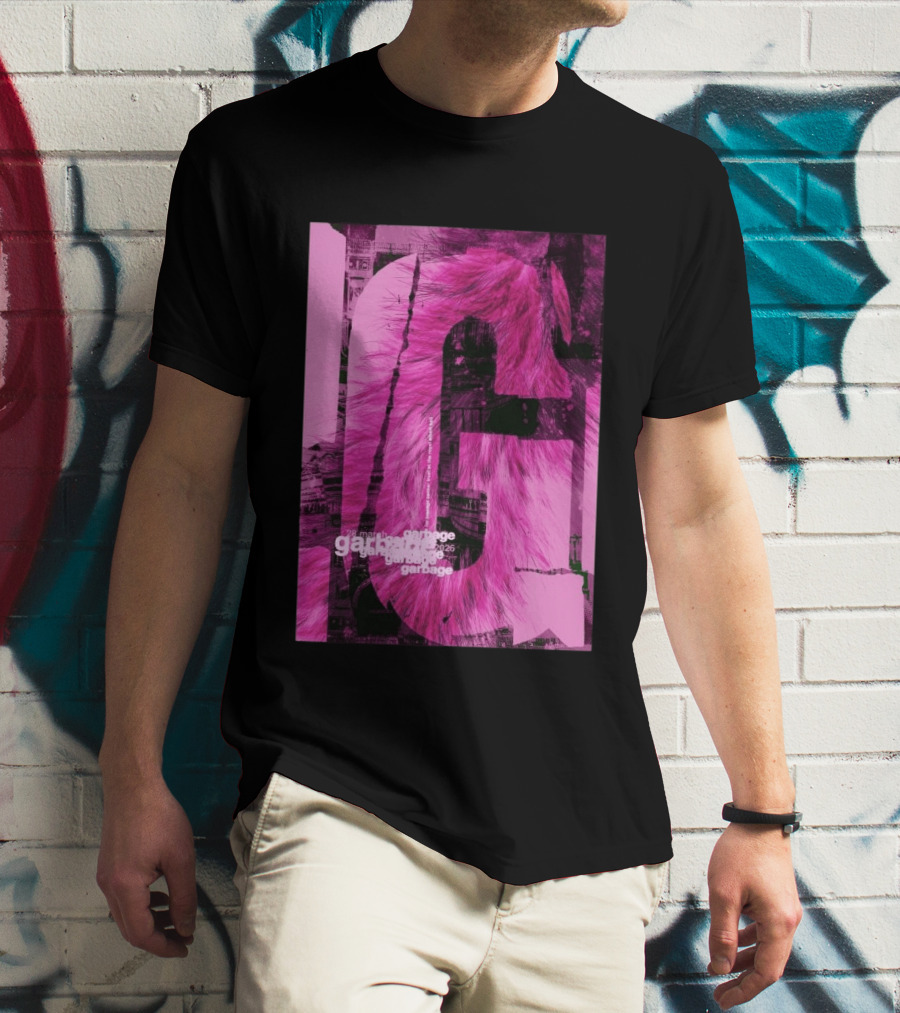 Garbage Royal Albert Hall April 2026 Tour Pink Fur T-Shirt