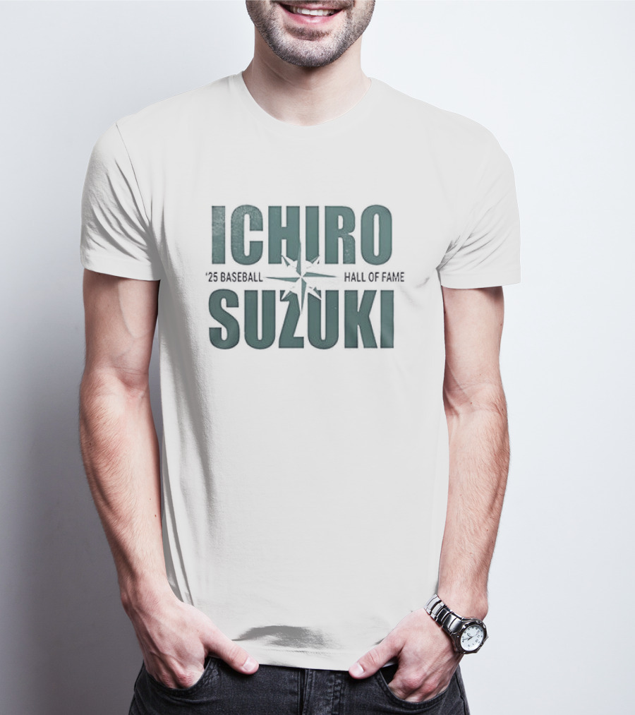Seattle Mariners Ichiro Suzuki Hall Of Fame Edition T-Shirt