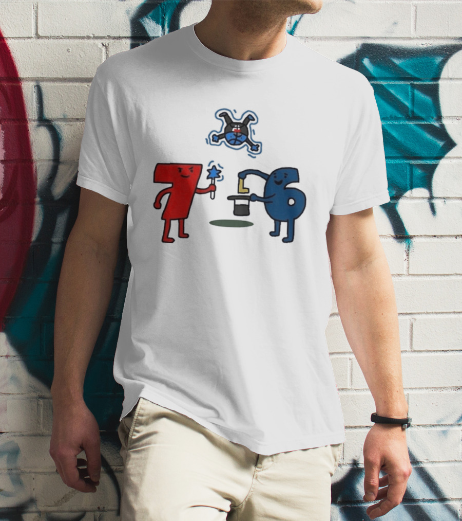 Philadelphia 76ers Steal Orlando Magic Meme With 76 And Magic Wand T-Shirt