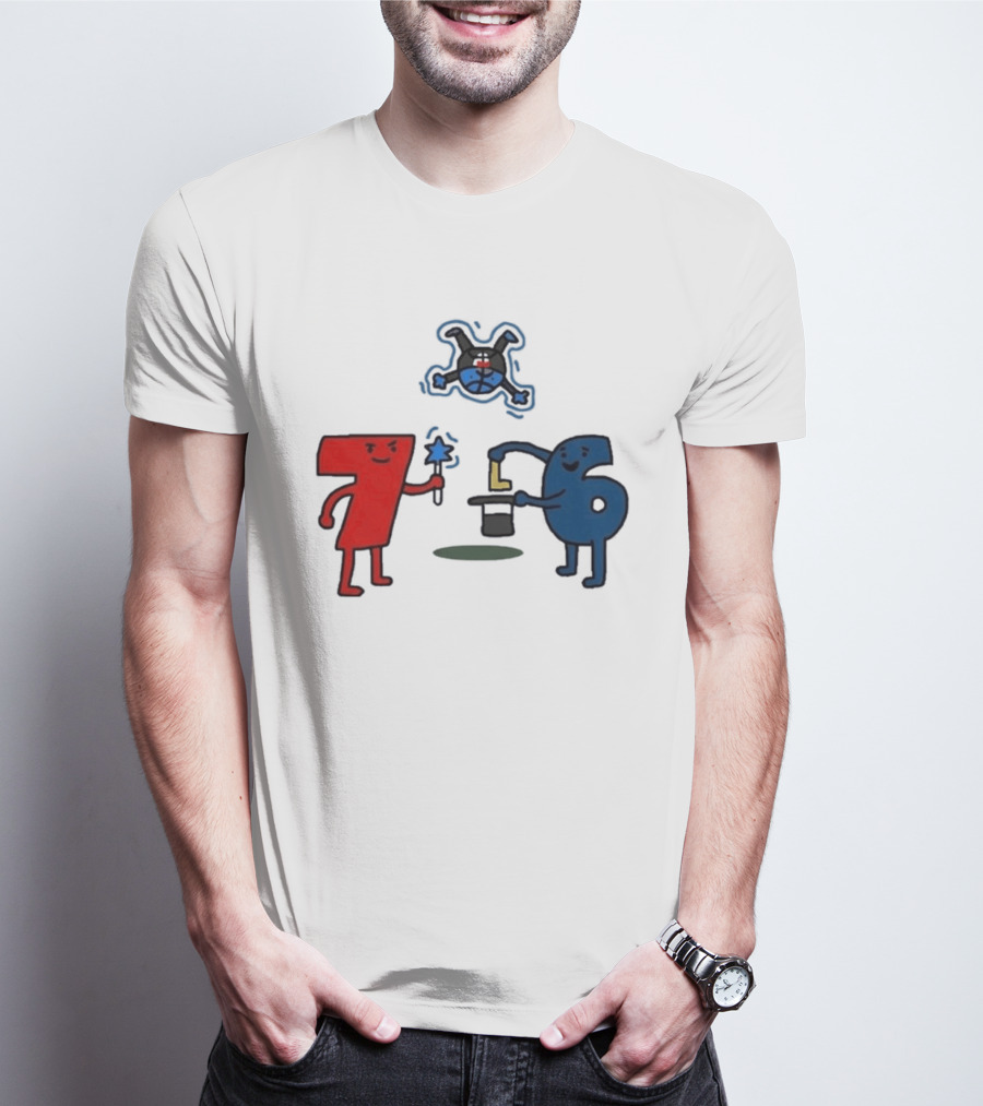 Philadelphia 76ers Steal Orlando Magic Meme With 76 And Magic Wand T-Shirt