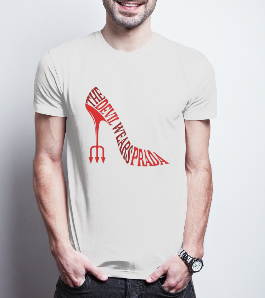 The Devil Wears Prada Red Shoe High Heel Trident T-Shirt