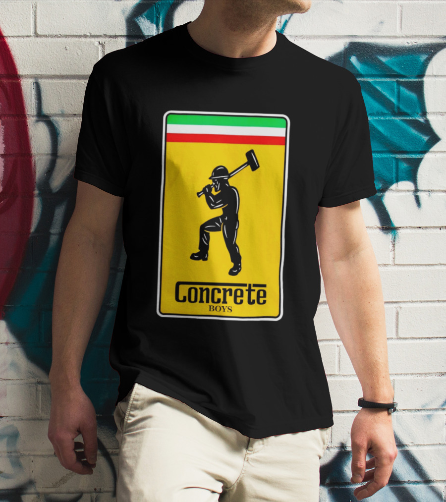 Concrete Boys Lil Yachty Scuderia Bold Graphic Worker T-Shirt