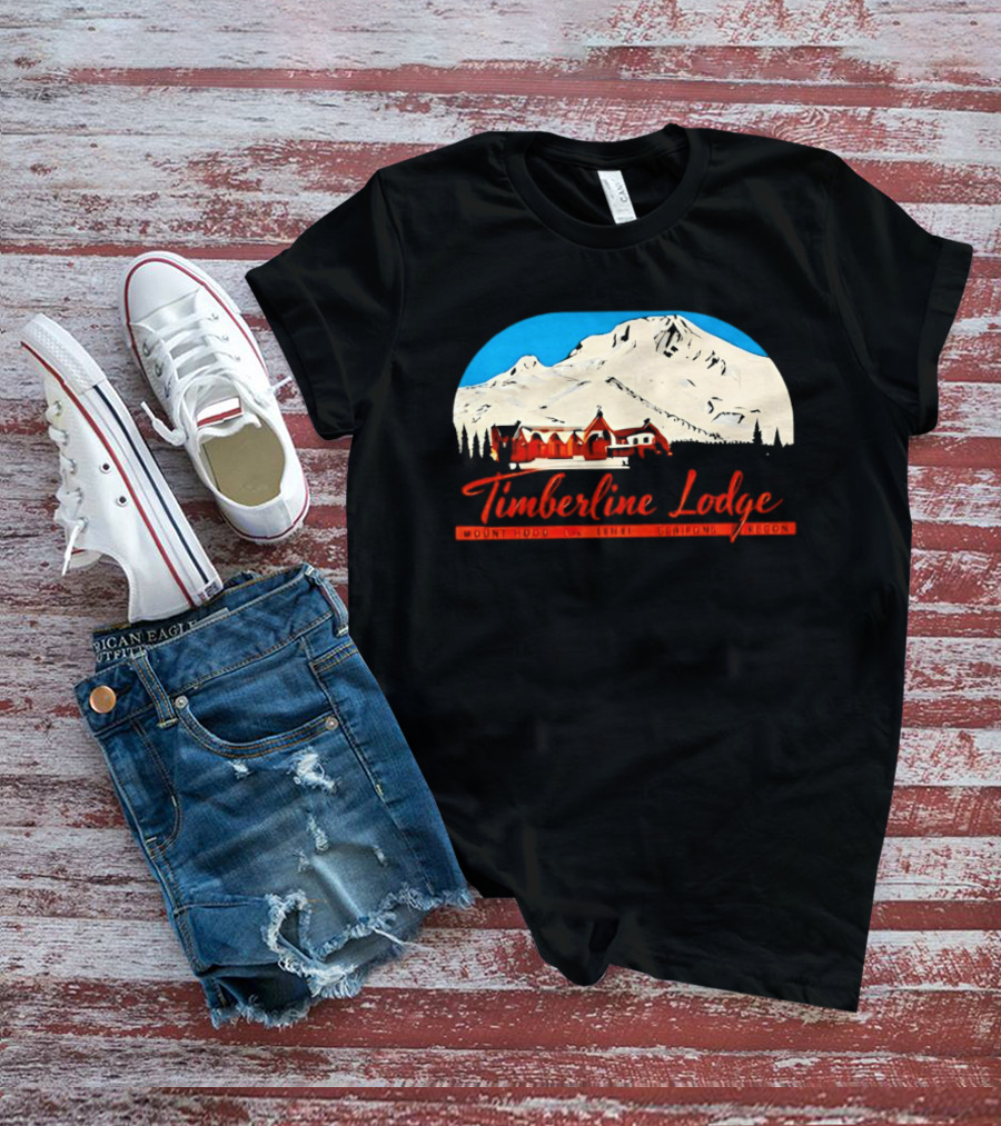 Timberline Lodge Mount Hood Ski Mountain Retreat Oregon T-Shirt