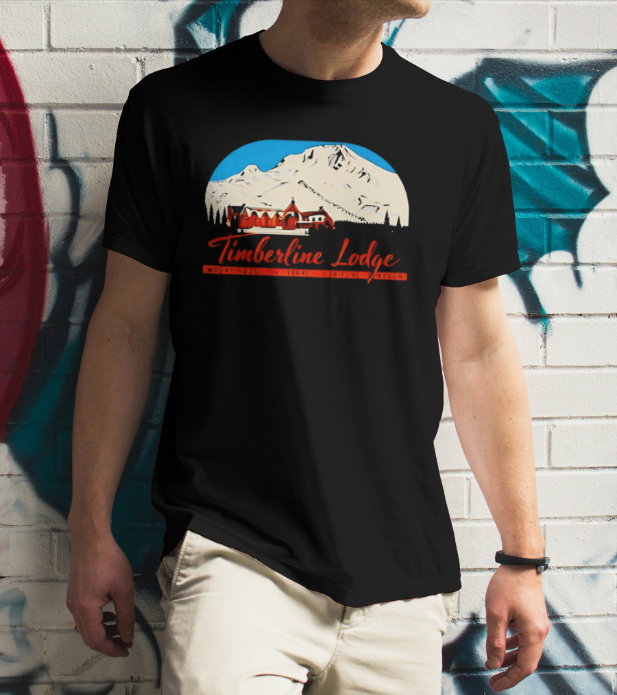 Timberline Lodge Mount Hood Ski Mountain Retreat Oregon T-Shirt
