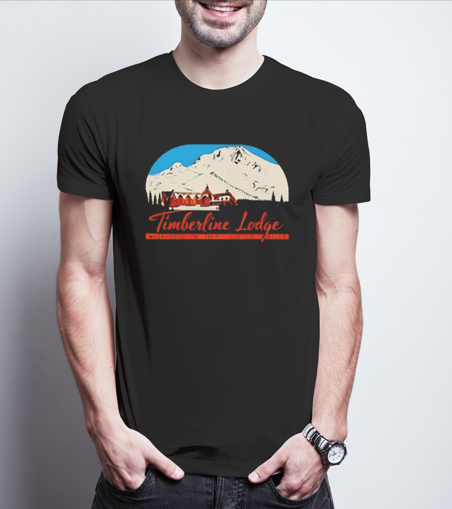 Timberline Lodge Mount Hood Ski Mountain Retreat Oregon T-Shirt