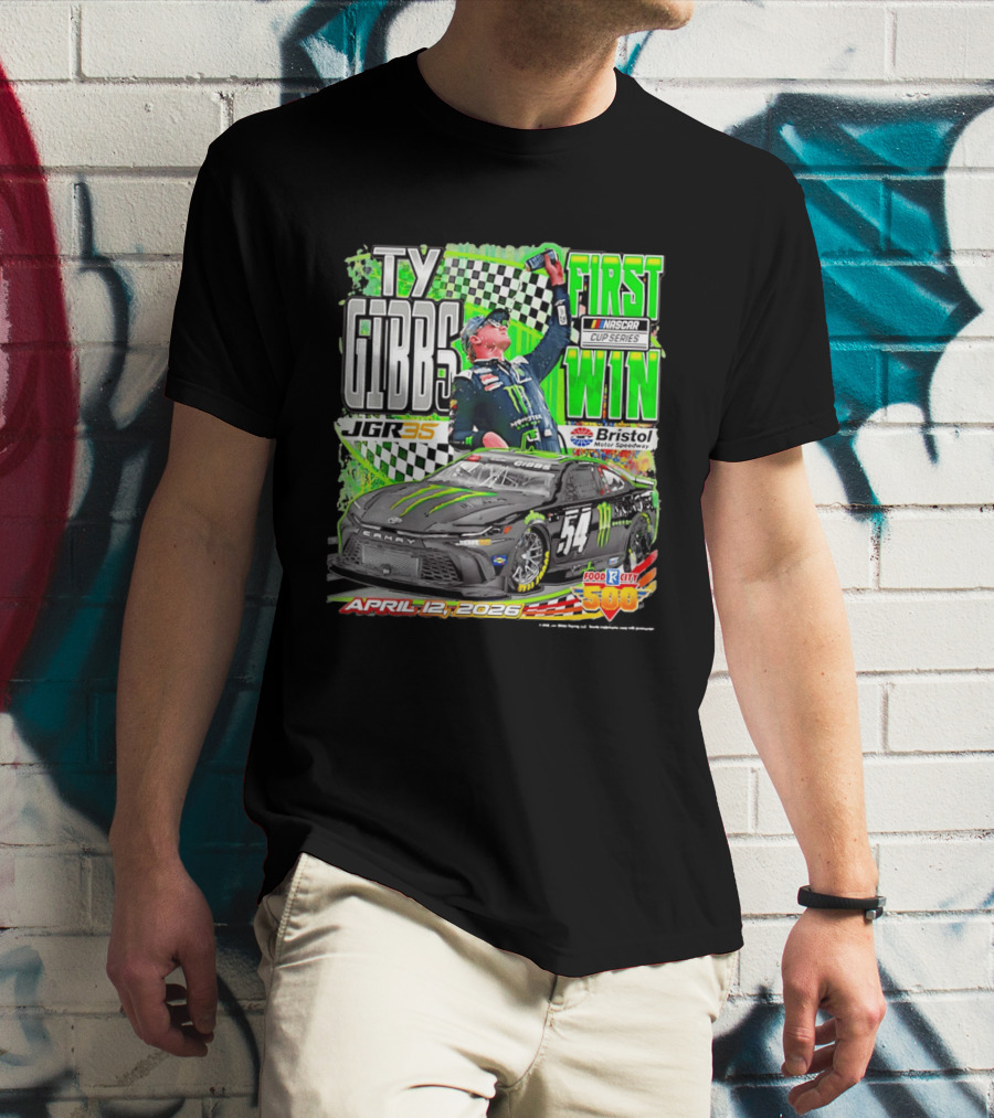 Ty Gibbs First NASCAR Cup Series Win April 12 2026 Bristol Motor Speedway T-Shirt