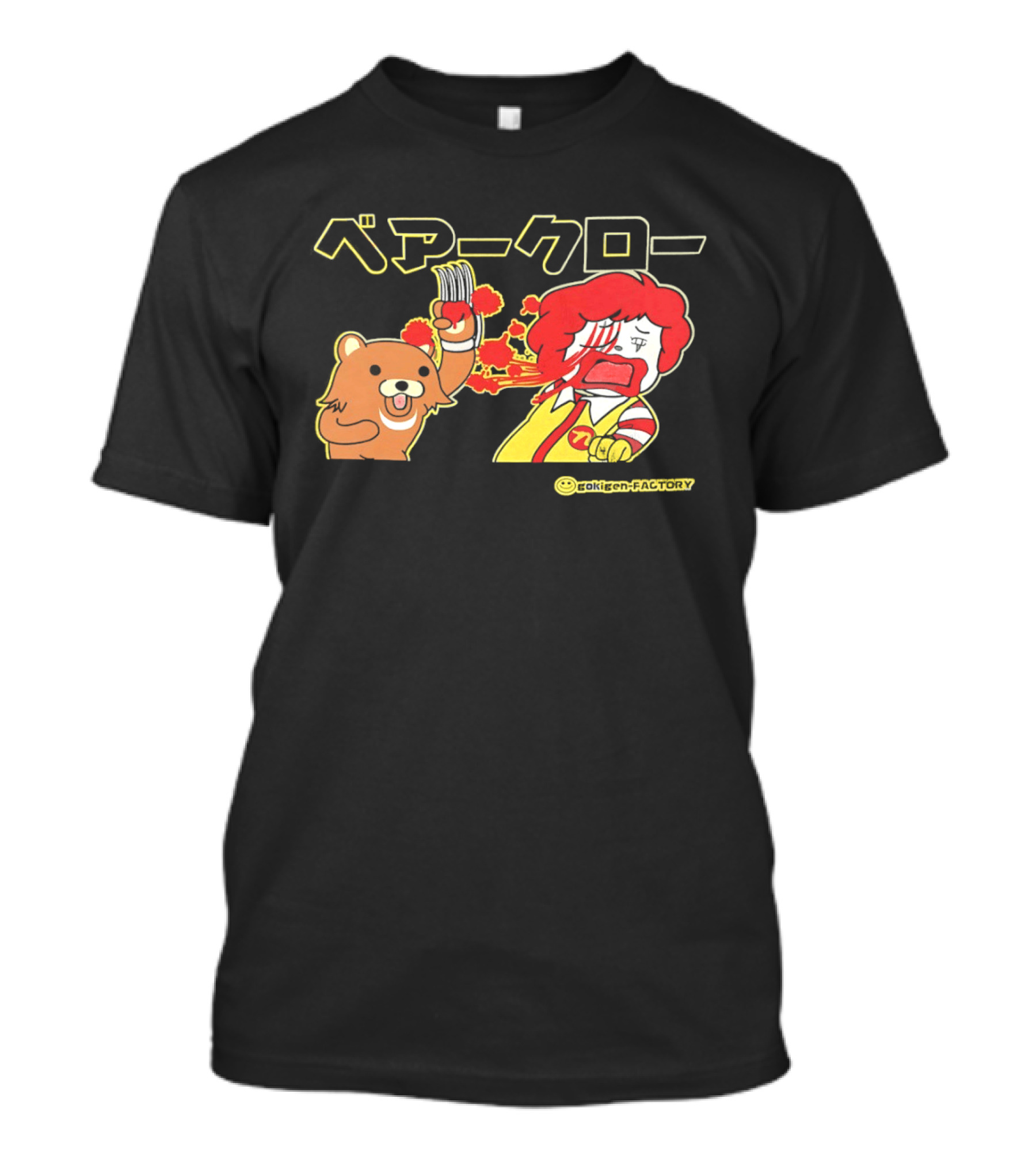 Gokigen Factory Bear Claw Ronald T-Shirt