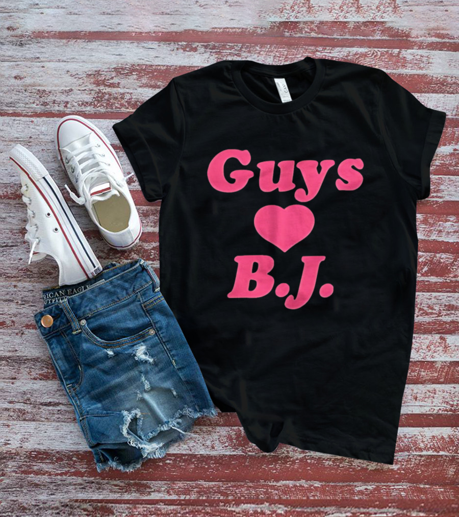 Guys Heart B.J. Pink T-Shirt