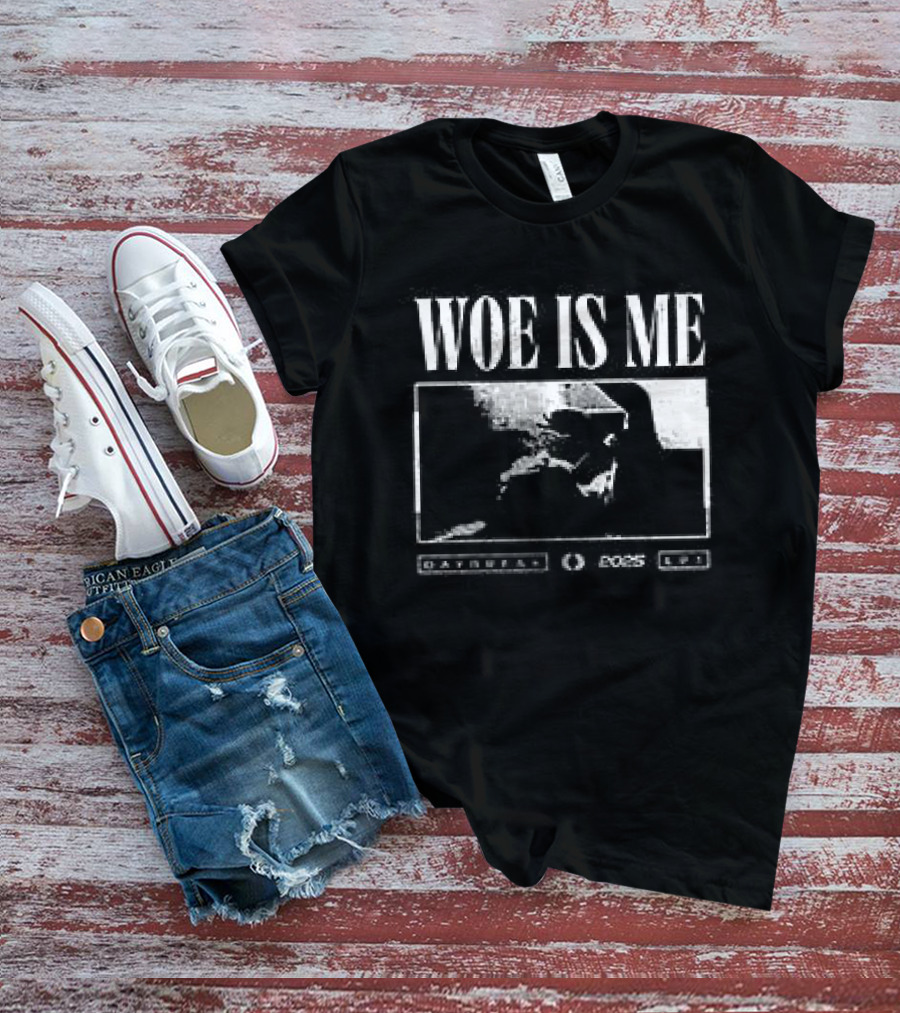 Woe Is Me Daybreak LP3 Album Cover T-Shirt