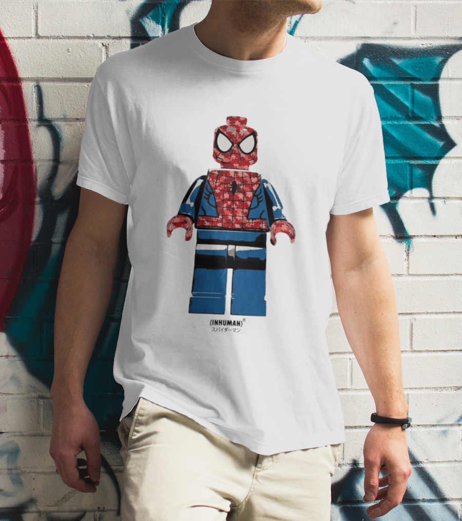 Spider Man LEGO Inhuman Figure Block T-Shirt