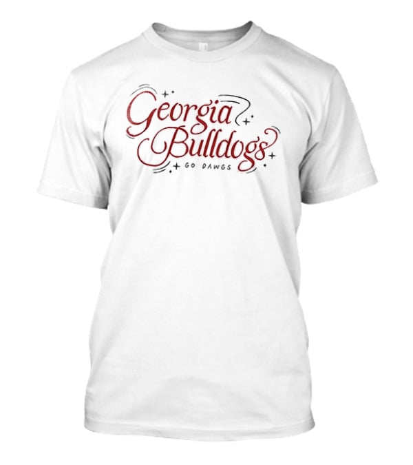 Georgia Bulldogs Go Dawgs Tis The Damn Season Stadium T-Shirt