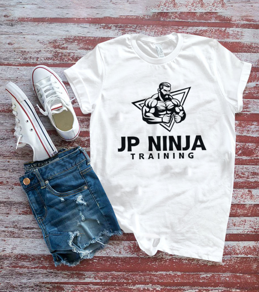 JP Ninja Training Muscle Man Triangle T-Shirt
