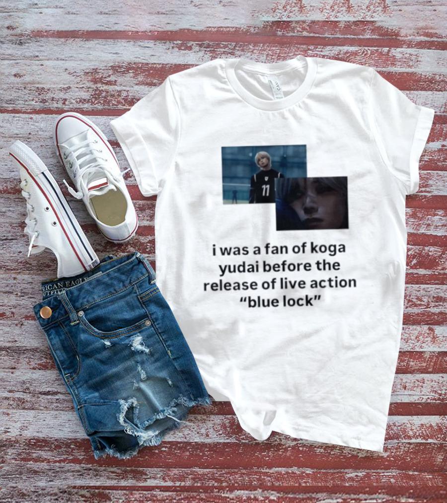 Koga Yudai Before Blue Lock Live Action Release Fan T-Shirt