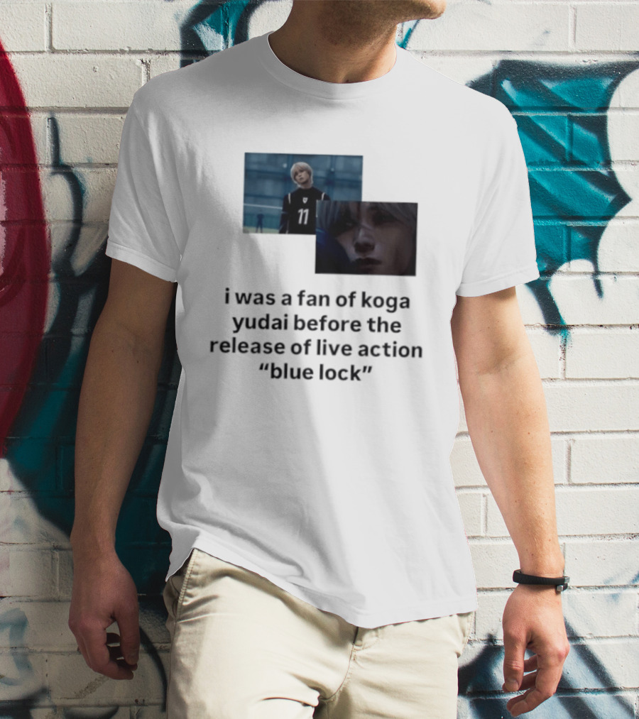 Koga Yudai Before Blue Lock Live Action Release Fan T-Shirt