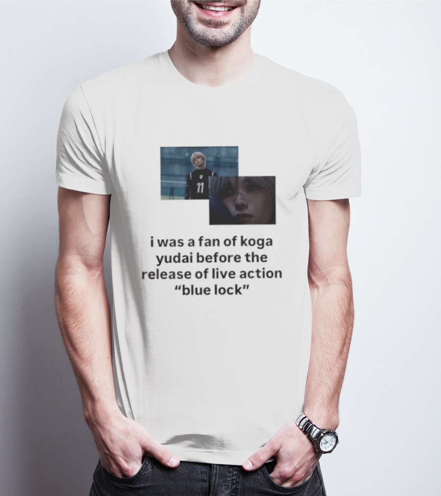 Koga Yudai Before Blue Lock Live Action Release Fan T-Shirt